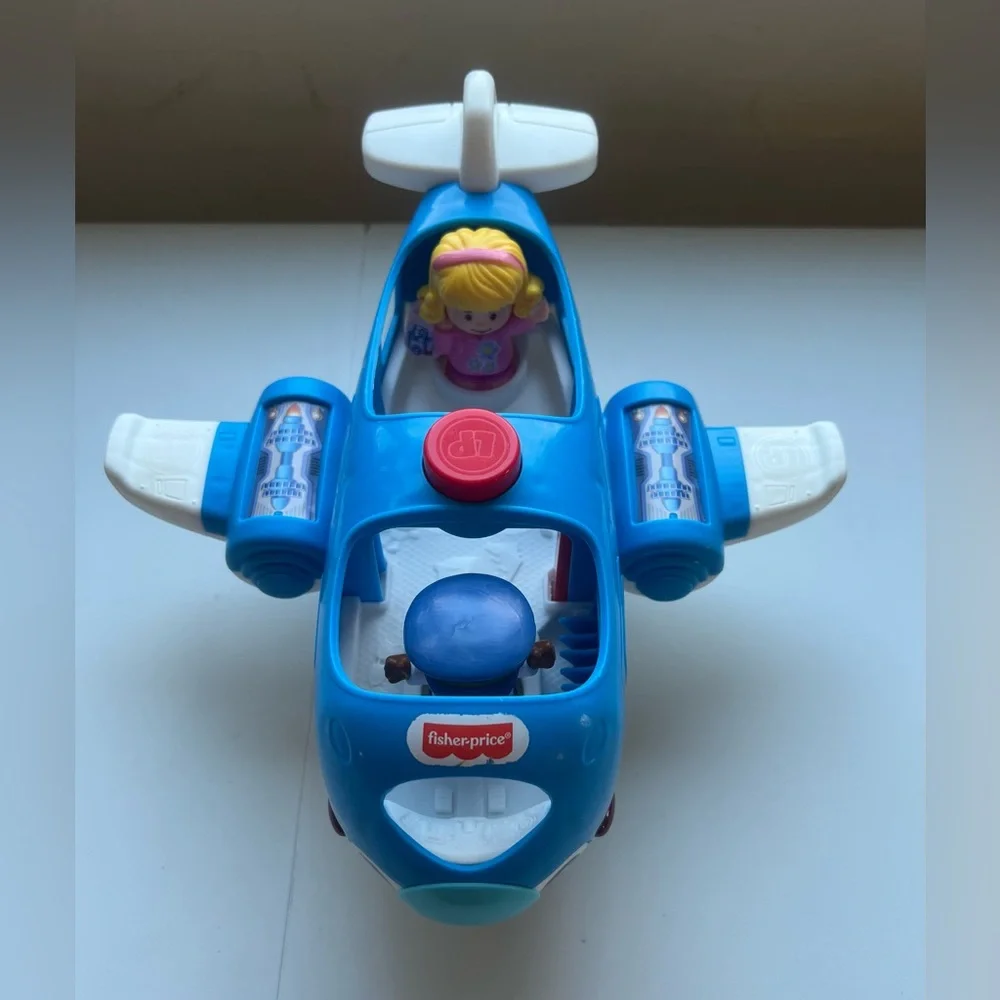 Fisher-Price Little People Musical Toddler Toy Travel Together Airplane